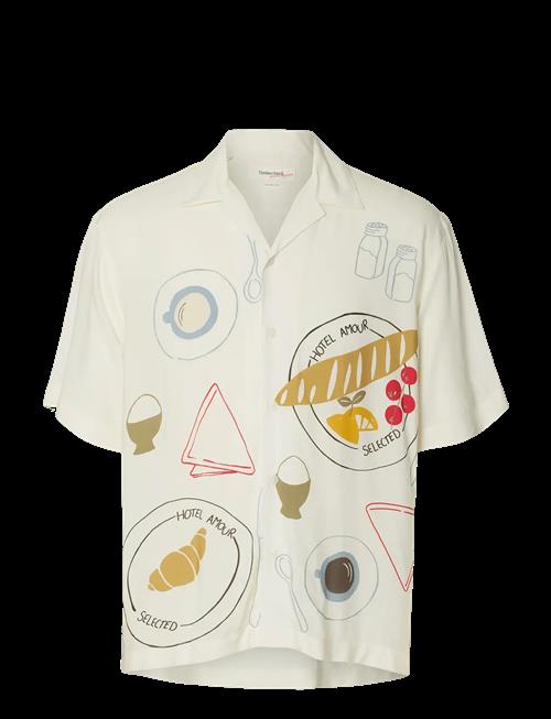 Selected | Slhrlxhotel Amour Print Ss Shirt | S