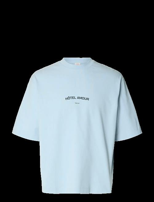 Selected | Slhboxyliam Ss O-Neck Tee Hotel Amour | L