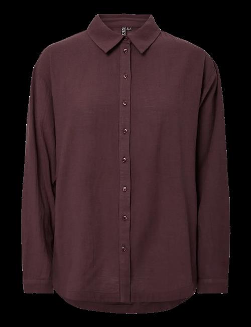 Pieces | Pcagnes Ls Oversized Shirt Wvn Bc | XL