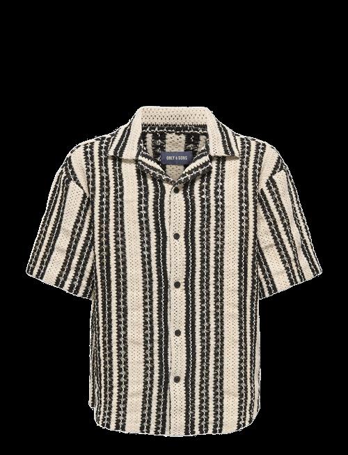 ONLY & SONS | Osjdani Crochet Ss Shirt Wvn | 170
