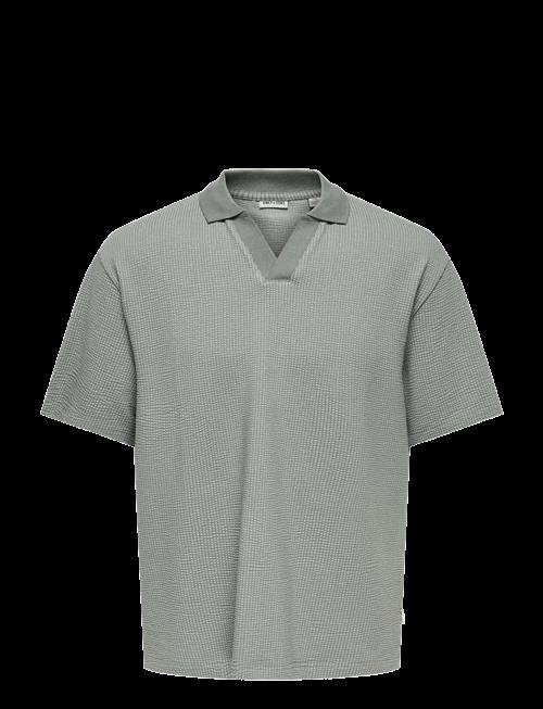 ONLY & SONS | Osjkian Life Rlx Ss Strp Polo Jrs | 146-152