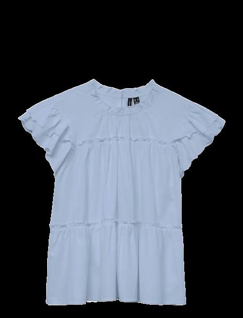 Vero Moda | Vmisolde Sl O-Neck Frill Top Wvn Exp Sb2 | S