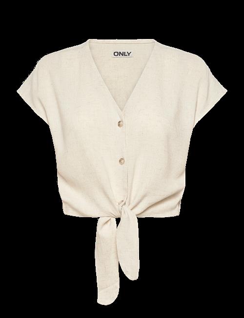 ONLY | Onlsiesta Ss Knot Lin Bl Shirt Pnt Noos | L