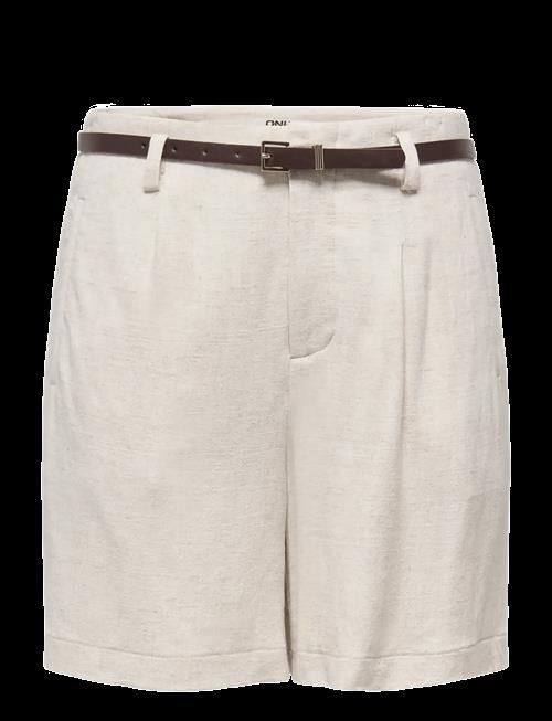 ONLY | Onlsiesta Hw Belt Lin Bl Shorts Pnt Noos | M