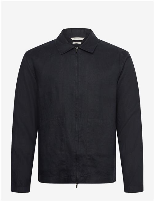 Selected | Slhregjeremy Linen Zip Overshirt | L