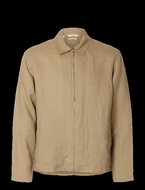 Selected | Slhregjeremy Linen Zip Overshirt | M