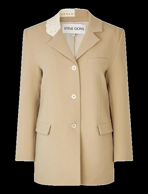 STINE GOYA | Crafted Weave Tailoring, Detailed Tailored Blazer | XS