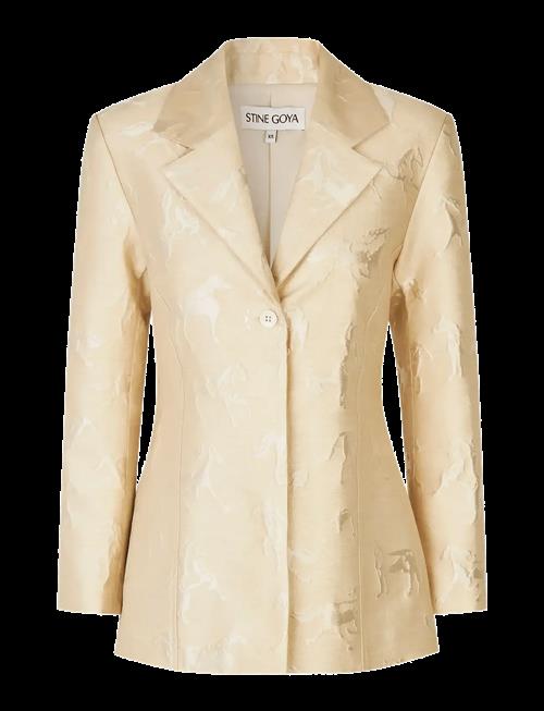 STINE GOYA | Jacquard Tailoring, Structured Single-Breasted Jacket | M