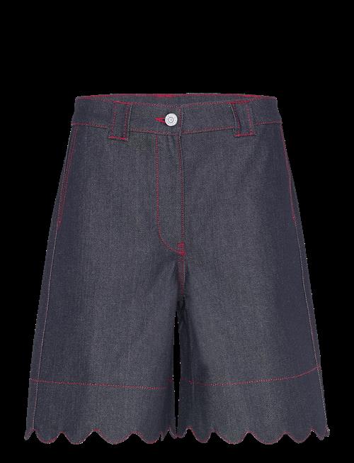 Stella Nova | Unwashed Denim Scallop Shorts | 38