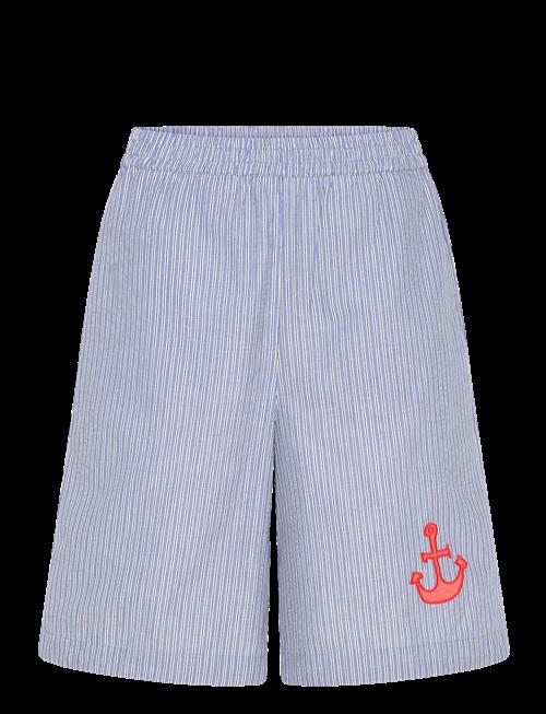 Stella Nova | Striped Anchor Embroidered Shorts | 38