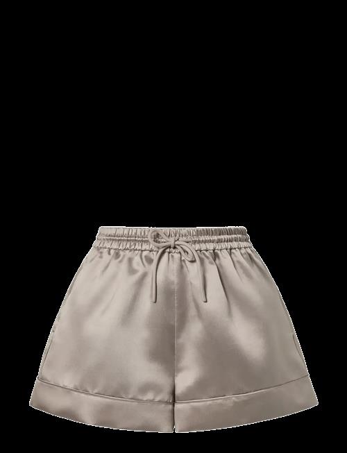 Malina | Cecely Heavy Satin Drawstring Shorts | 34