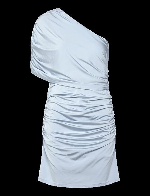 Malina | Jennica Draped One Shoulder Jersey Mini Dress | M