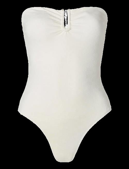 Malina | Signature Gold Embellished Bandeau Swimsuit | S