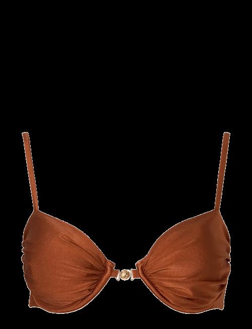 Malina | Tovere Draped Bikini Top | L