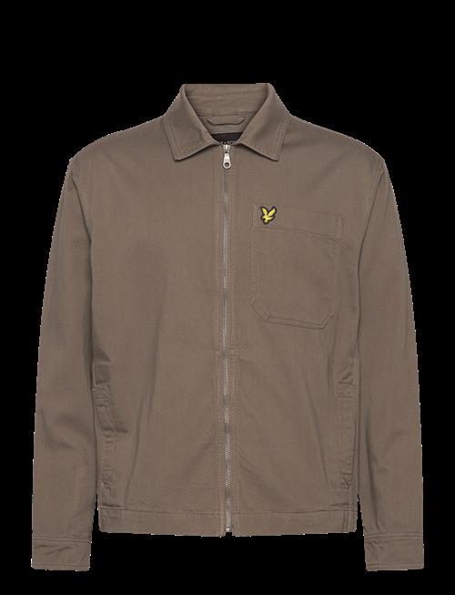 Lyle & Scott | Enzyme Wash Zip Through Overshirt | XL