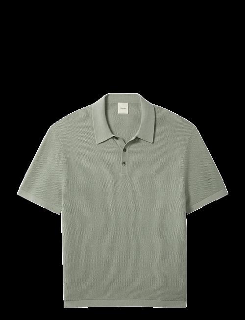 Calvin Klein | Ss Txtrd Cttn Polo Swtr 12Gg | XS