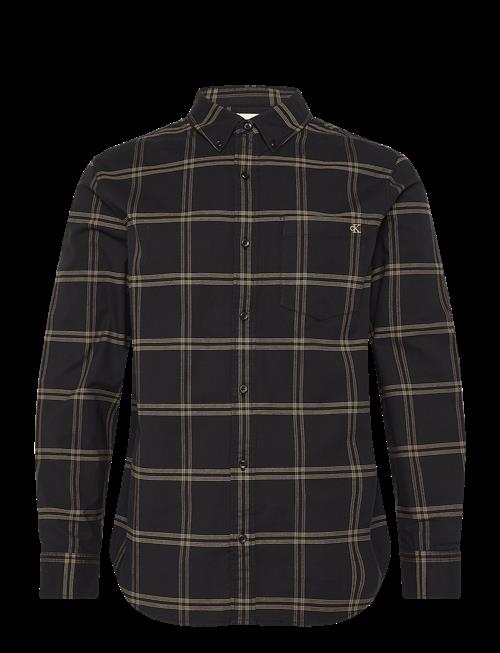Calvin Klein Jeans | Ls Windowpane Oxford Classic Shi | L
