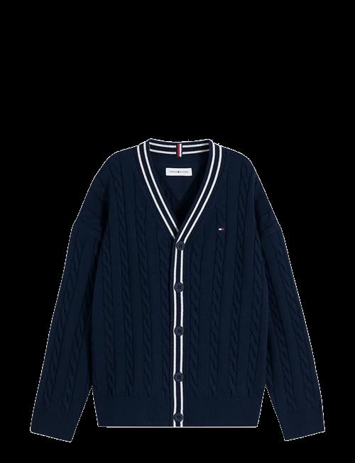 Tommy Hilfiger | Cotton Polo Tipping Cardigan | 128
