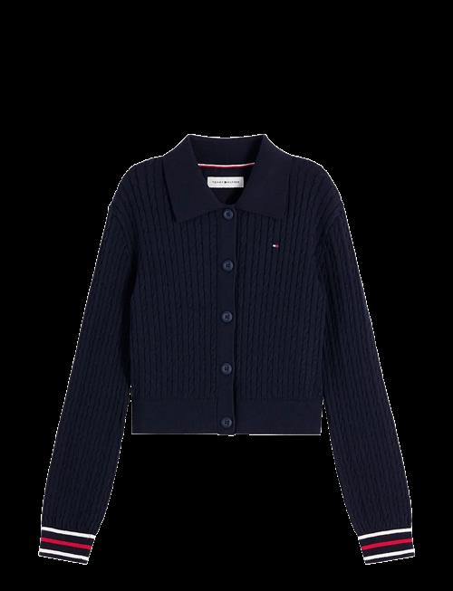 Tommy Hilfiger | Polo Collar Rib Cardigan | 164
