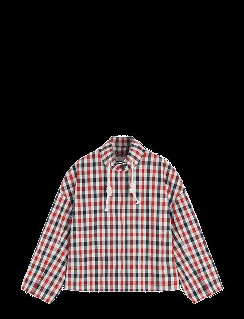 Tommy Hilfiger | Check Cotton Short Parka | 36