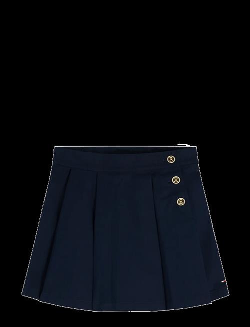Tommy Hilfiger | Gold Button Pleated Skirt | 42