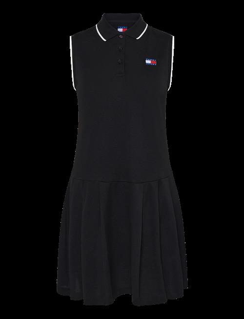 Tommy Jeans | Tjw Badge Pleated Sl Pique Dress | XL