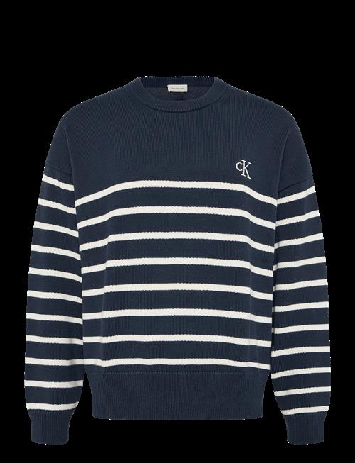 Calvin Klein Jeans | Ls Rlxd Cotton Crewnk Swtr 7Gg | XS
