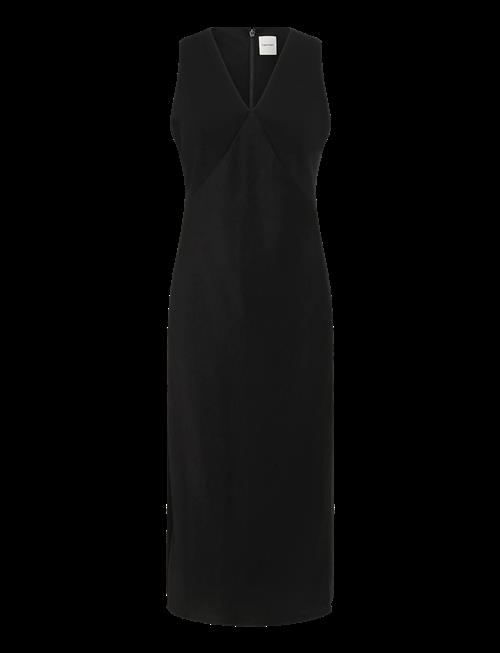 Calvin Klein | Crepe Back Satin V Neck Midi Dre | S