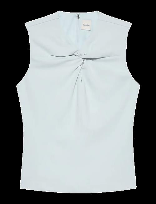 Calvin Klein | Scuba Crepe Hardware Top | S