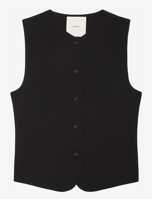 Calvin Klein | Stretch Crepe Vest | 32