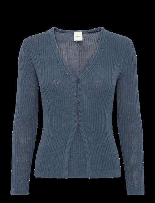 Calvin Klein | Pointelle Rib Cardigan | XS