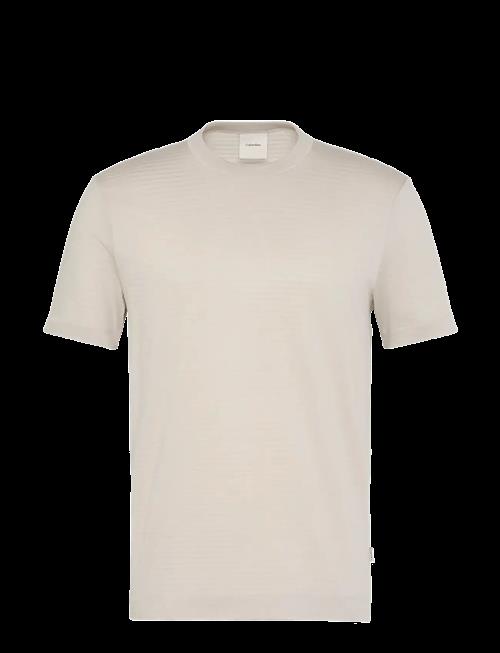 Calvin Klein | Ss Textured Stripe Crewnk Tee | M