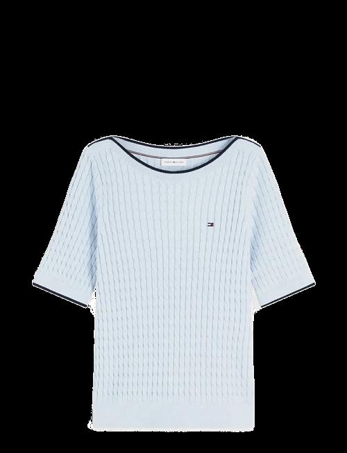 Tommy Hilfiger | Fine Gg Cable Boat Nk S/S | L