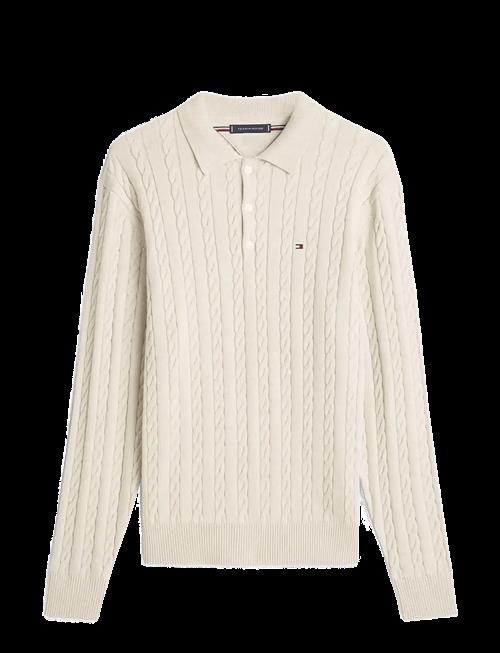 Tommy Hilfiger | Classic Cotton Cable Ls Polo | XS