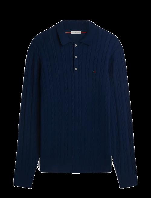 Tommy Hilfiger | Classic Cotton Cable Ls Polo | XXL