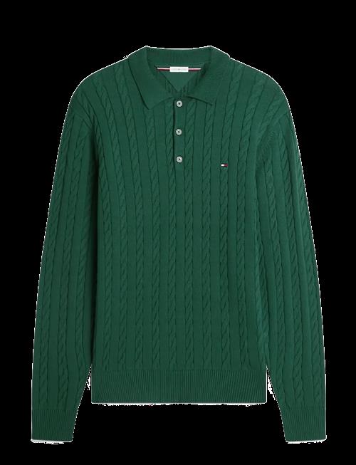 Tommy Hilfiger | Classic Cotton Cable Ls Polo | L