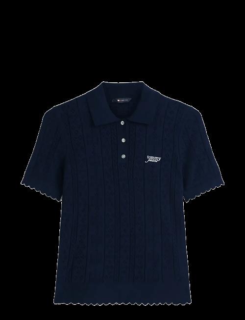 Tommy Jeans | Tjw Pointelle Polo Sweater | XL