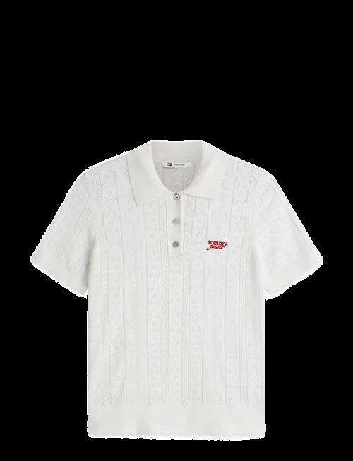 Tommy Jeans | Tjw Pointelle Polo Sweater | M