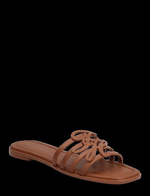Tommy Hilfiger | Th Script Flat Mule Lth | 40