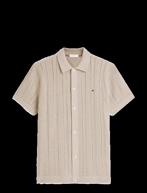 Tommy Hilfiger | Pointelle Structure Ss Shirt | XL