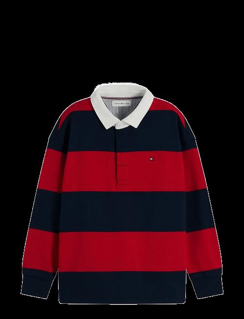 Tommy Hilfiger | Slub Rugby Stripe Polo Ls | 176