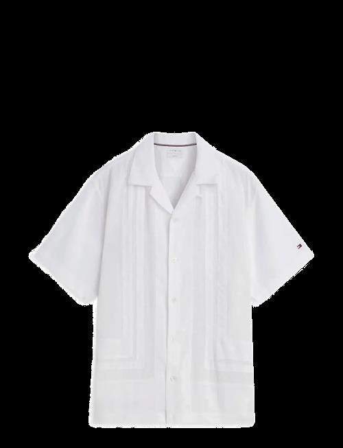 Tommy Hilfiger | Linen Mesh Structure Shirt | XL