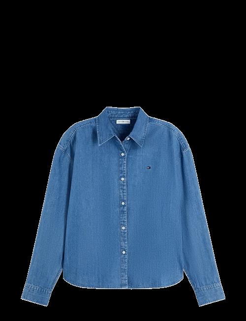 Tommy Hilfiger | Light Denim Boxy Shirt Ls | 44