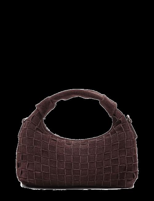 Nunoo | Mini Dandy Braided Suede Chocolate | ONE SIZE