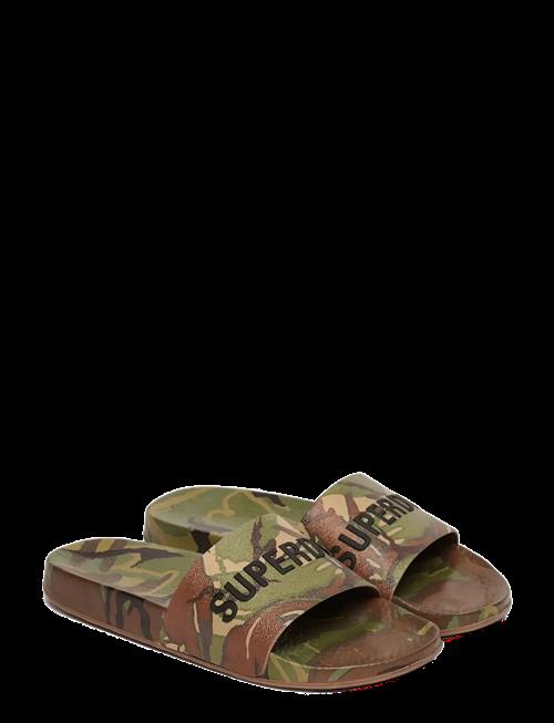 Superdry | Camo Print Pool Slide | 39-40