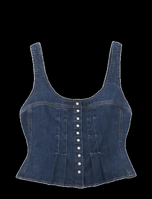 Wrangler | Pleated Corset Top | M x 00