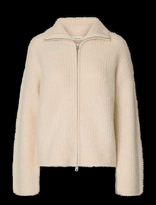 Selected | Slwgabriella Ls Knit Zip Cardigan Noos | M