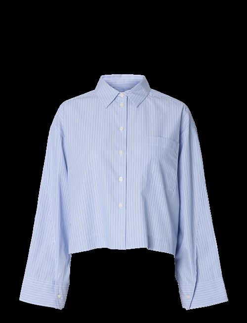 Se Selected | Slwdannie Ls Cropped Boxy Shirt Noos | 36 hos Booztlet