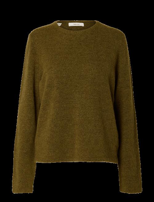 Se Selected | Slwlulu New Ls Knit O-Neck Noos | XS hos Booztlet
