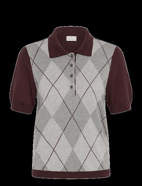 Kaffe | Kagizza Argyle Polo Knit | S